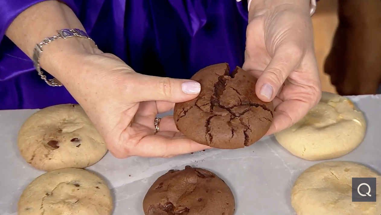 The Dirty Cookie Bakers Dozen (13) 4-oz Stuffed Baked Cookies on QVC