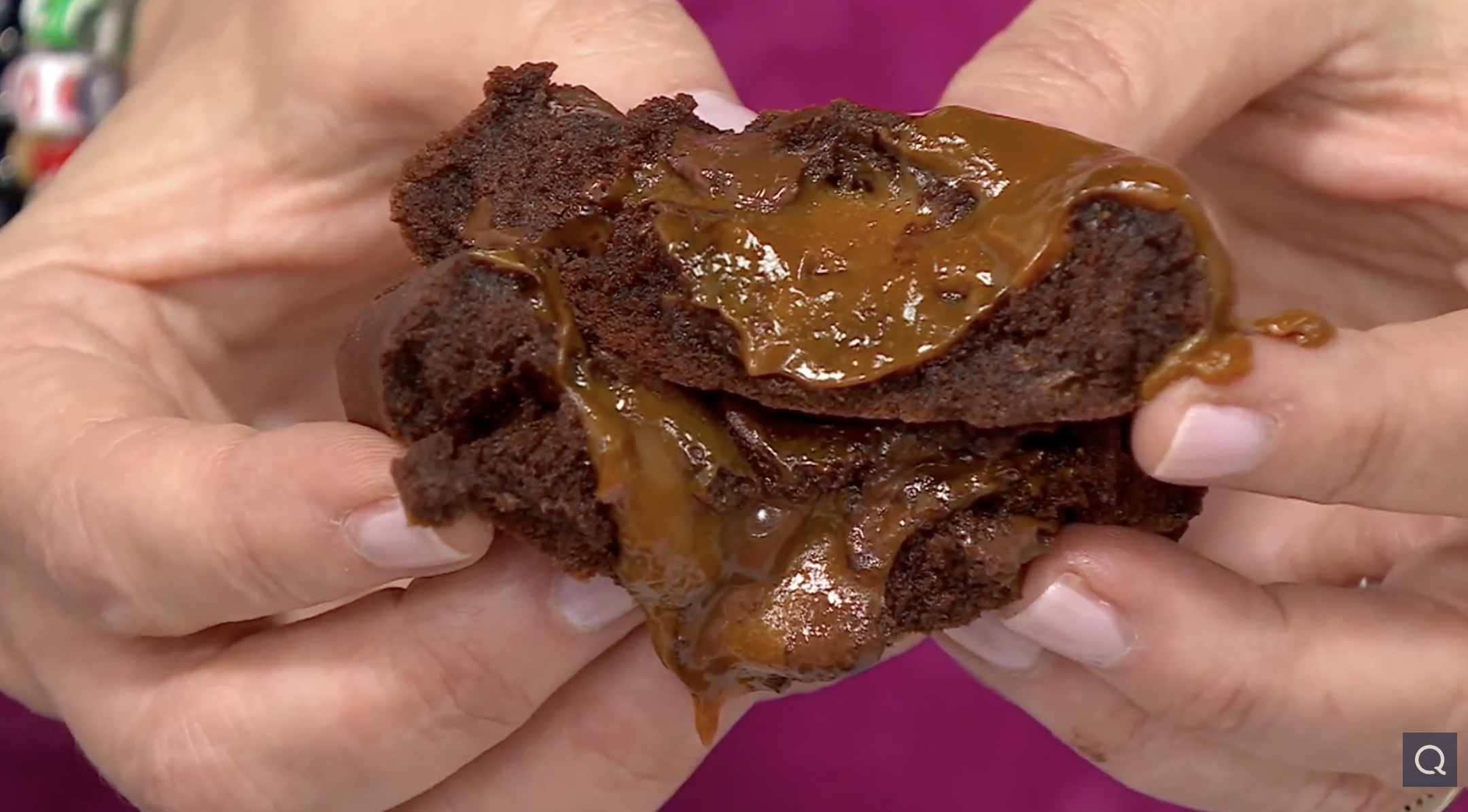 Dirty Cookie (16) 4-oz Soft Baked Stuffed Gourmet Cookies on QVC
